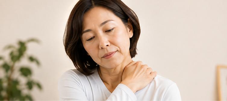 肩・腰・膝のつらさが続いている